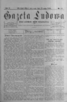 Gazeta Ludowa: pismo poświęcone ludowi ewangielickiemu. 1898.05.25 R.3 nr41