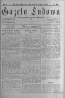 Gazeta Ludowa: pismo poświęcone ludowi mazurskiemu. 1898.08.24 R.3 nr66