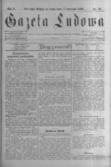 Gazeta Ludowa. 1898.09.14 R.3 nr72