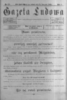 Gazeta Ludowa. 1898.11.05 R.3 nr87