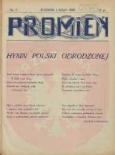 Promień: ilustrowany dwutygodnik dla wszystkich 1928.05.01 R.4 Nr9