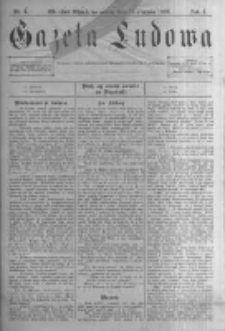 Gazeta Ludowa. 1899.01.14 R.4 nr4