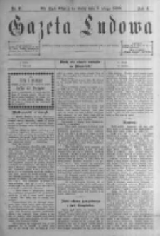 Gazeta Ludowa. 1899.02.08 R.4 nr11