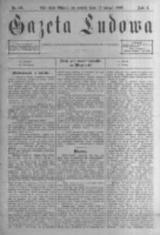 Gazeta Ludowa. 1899.02.11 R.4 nr12