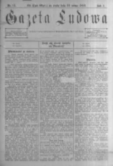 Gazeta Ludowa. 1899.02.22 R.4 nr15