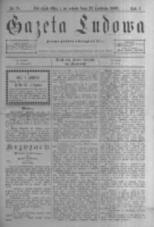 Gazeta Ludowa: pismo polsko-ewangielickie. 1899.04.22 R.4 nr31
