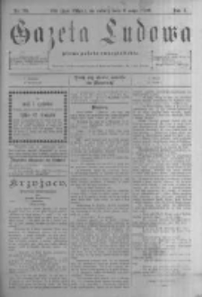 Gazeta Ludowa: pismo polsko-ewangielickie. 1899.05.06 R.4 nr35