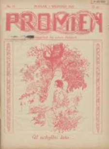 Promień: dwutygodnik rodzin polskich 1928.09.01 R.4 Nr17