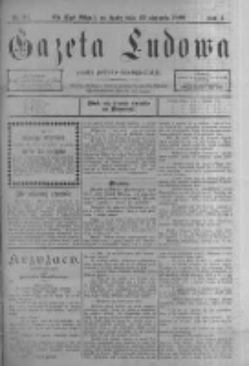 Gazeta Ludowa: pismo polsko-ewangielickie. 1899.08.23 R.4 nr61