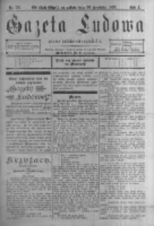 Gazeta Ludowa: pismo polsko-ewangielickie. 1899.09.30 R.4 nr72