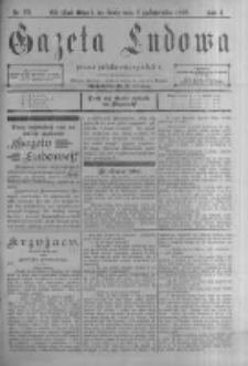 Gazeta Ludowa: pismo polsko-ewangielickie. 1899.10.04 R.4 nr73