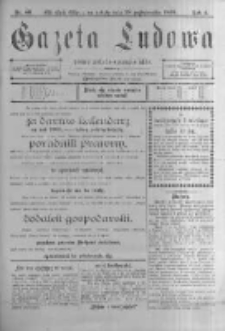 Gazeta Ludowa: pismo polsko-ewangielickie. 1899.10.28 R.4 nr80