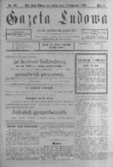 Gazeta Ludowa: pismo polsko-ewangielickie. 1899.11.04 R.4 nr82