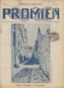 Promień: ilustrowany dwutygodnik dla wszystkich 1928.03.15 R.4 Nr6