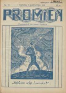 Promień: dwutygodnik rodzin polskich 1928.11.15 R.4 Nr22