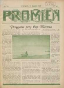 Promień: ilustrowany dwutygodnik dla wszystkich 1928.05.15 R.4 Nr10