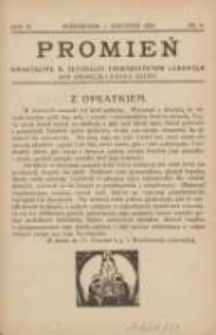 Promień: kwartalnik b. słuchaczy uniwersytet&oacute;w ludowych 1930 październik/grudzień R.6 Nr4