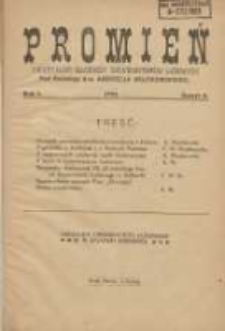 Promień: kwartalnik słuchaczy uniwersytet&oacute;w ludowych 1925 R.1 Z.4