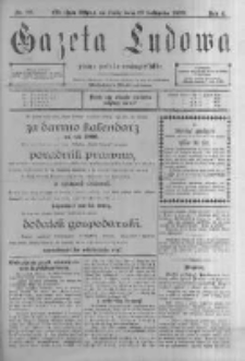 Gazeta Ludowa: pismo polsko-ewangielickie. 1899.11.29 R.4 nr89