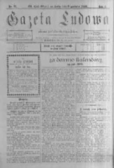 Gazeta Ludowa: pismo polsko-ewangielickie. 1899.12.06 R.4 nr91