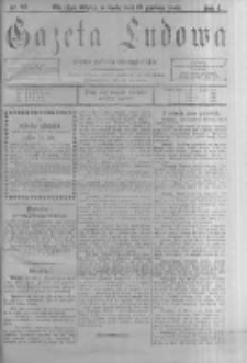 Gazeta Ludowa: pismo polsko-ewangielickie. 1899.12.13 R.4 nr93