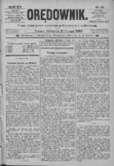 Orędownik: pismo poświęcone sprawom politycznym i spółecznym 1885.02.12 R.15 Nr34
