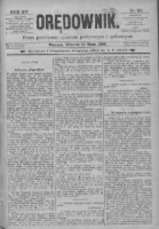 Orędownik: pismo poświęcone sprawom politycznym i sp&oacute;łecznym 1885.05.19 R.15 Nr112