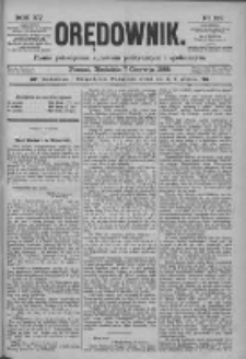 Orędownik: pismo poświęcone sprawom politycznym i spółecznym 1885.06.07 R.15 Nr127