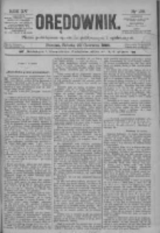 Orędownik: pismo poświęcone sprawom politycznym i sp&oacute;łecznym 1885.06.20 R.15 Nr138
