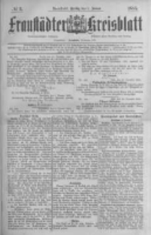 Fraust&auml;dter Kreisblatt. 1885.01.09 Nr3