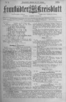 Fraust&auml;dter Kreisblatt. 1885.01.23 Nr7