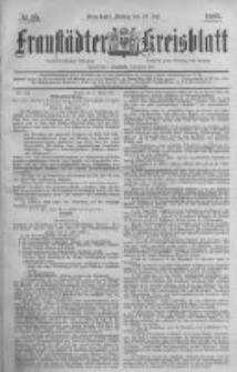 Fraust&auml;dter Kreisblatt. 1885.07.10 Nr55