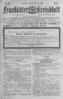 Fraustädter Kreisblatt. 1885.10.27 Nr86