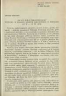 "150 lat Biblioteki K&oacute;rnickiej" wystawa w gmachu Muzeum Narodowego w Poznaniu (11 X - 12 XI 1978). Pamiętnik Biblioteki K&oacute;rnickiej Z. 17.