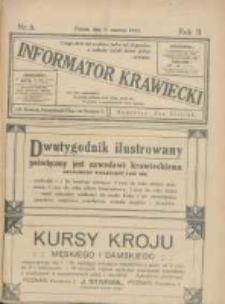 Informator Krawiecki: dwutygodnik ilustrowany poświęcony jest zawodowi krawieckiemu 1923.06.05 R.2 Nr6
