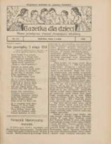 Gazetka dla Dzieci: pismo poświęcone r&oacute;wnież dorastającej młodzieży: bezpłatny dodatek do "Gazety Polskiej" 1924.05.03 Nr15