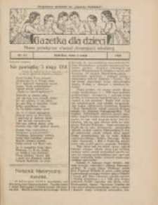 Gazetka dla Dzieci: pismo poświęcone również dorastającej młodzieży: bezpłatny dodatek do "Gazety Polskiej" 1924.05.03 Nr15