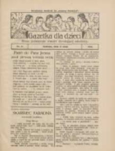 Gazetka dla Dzieci: pismo poświęcone r&oacute;wnież dorastającej młodzieży: bezpłatny dodatek do "Gazety Polskiej" 1924.05.15 Nr17