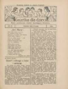Gazetka dla Dzieci: pismo poświęcone r&oacute;wnież dorastającej młodzieży: bezpłatny dodatek do "Gazety Polskiej" 1924.05.28 Nr19
