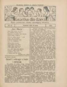 Gazetka dla Dzieci: pismo poświęcone również dorastającej młodzieży: bezpłatny dodatek do "Gazety Polskiej" 1924.05.28 Nr19