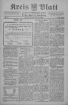 Kreis Blatt f&uuml;r den Kreis Neutomischeler zugleich Hopfenzeitung 1910.01.14 Jg.29 Nr4