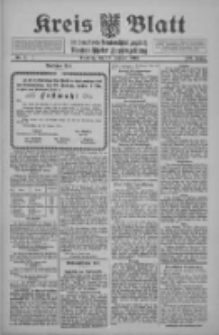 Kreis Blatt f&uuml;r den Kreis Neutomischeler zugleich Hopfenzeitung 1910.01.18 Jg.29 Nr5