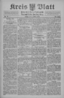 Kreis Blatt f&uuml;r den Kreis Neutomischeler zugleich Hopfenzeitung 1910.03.04 Jg.29 Nr18
