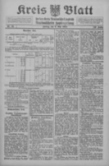 Kreis Blatt f&uuml;r den Kreis Neutomischeler zugleich Hopfenzeitung 1910.05.06 Jg.29 Nr36