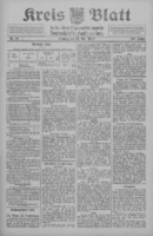 Kreis Blatt f&uuml;r den Kreis Neutomischeler zugleich Hopfenzeitung 1910.05.13 Jg.29 Nr38