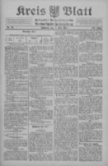 Kreis Blatt f&uuml;r den Kreis Neutomischeler zugleich Hopfenzeitung 1910.05.18 Jg.29 Nr39