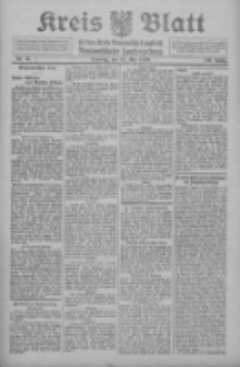 Kreis Blatt f&uuml;r den Kreis Neutomischeler zugleich Hopfenzeitung 1910.05.24 Jg.29 Nr41