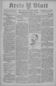 Kreis Blatt f&uuml;r den Kreis Neutomischeler zugleich Hopfenzeitung 1910.06.07 Jg.29 Nr45