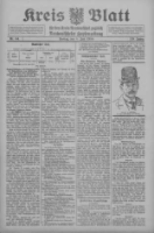 Kreis Blatt f&uuml;r den Kreis Neutomischeler zugleich Hopfenzeitung 1910.07.08 Jg.29 Nr54