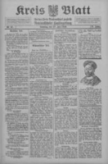 Kreis Blatt f&uuml;r den Kreis Neutomischeler zugleich Hopfenzeitung 1910.07.19 Jg.29 Nr57